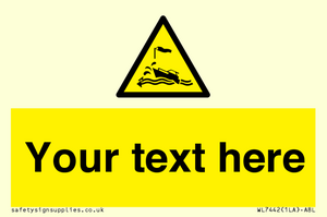 Custom Warning wind over tide conditions